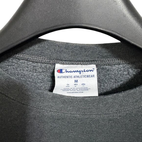 Champion Iowa Hawkeyes Crew Neck Sweatshirt Size Medium Gray - Picture 4 of 6